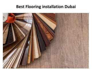 Flooring installation_Dubaiflooring
