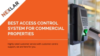 Best Access Control System for Commercial Properties