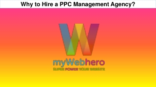 Why to Hire a PPC Management Agency