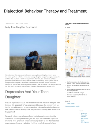 Is My Teen Daughter Depressed_