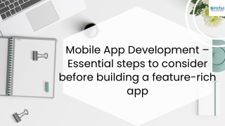 Essential steps to consider before building a feature-rich app