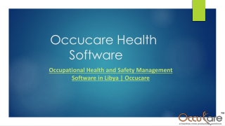 Occupational Health and Safety Management Software in Libya