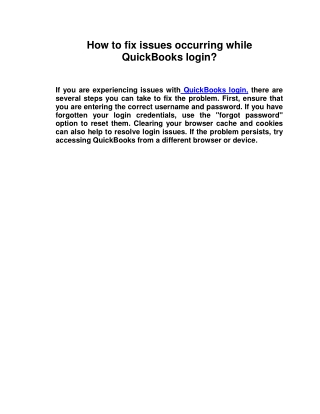 QuickBooks-login