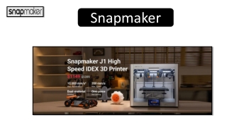 Snapmaker J1 High-Speed IDEX 3D Printer: The Best Large 3D Printer for Advanced