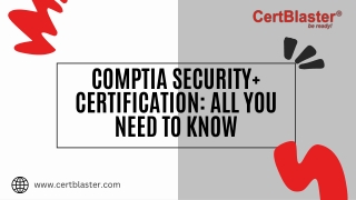 CompTIA Security  Certification All You Need to Know