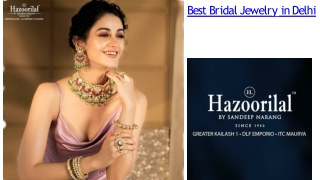 Best Bridal Jewelry in Delhi