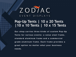 Pop-Up Tents | 10 x 20 Tents |10 x 10 Tents | 10 x 15 Tents