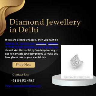 Diamond Jewellery in Delhi