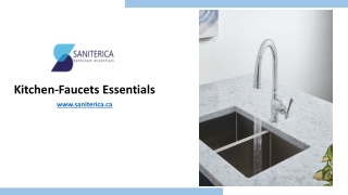 Kitchen-Faucets Essentials - saniterica.ca