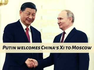Putin welcomes China's Xi to Moscow