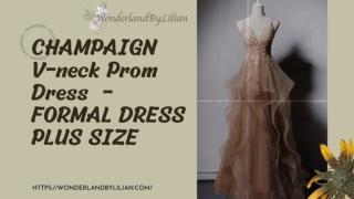Shop Champaign Gauze Prom Dress Wonderland by Lilian