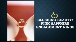 Blushing Beauty Pink Sapphire Engagement Rings