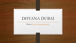 DHYANA DUBAI 21