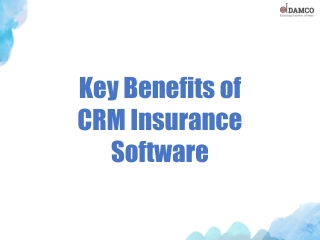 Key Benefits of CRM Insurance Software