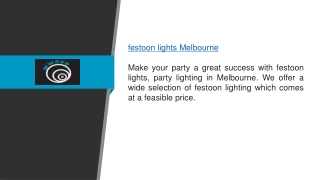 Festoon Lights Melbourne  Wwave.com.au