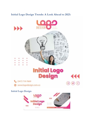 Initial Logo Design Trends: A Look Ahead to 2023: