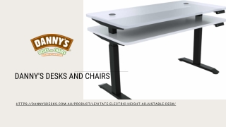 Electric Height Adjustable Desk | Dannysdesks.com.au