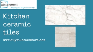 Kitchen ceramic tiles