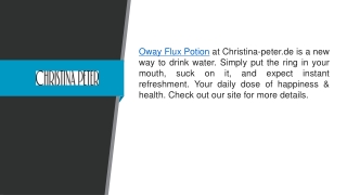 Oway Flux Potion Christina-peter.de