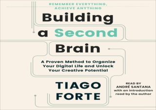 (PDF BOOK) Building a Second Brain: A Proven Method to Organize Your Digital Lif