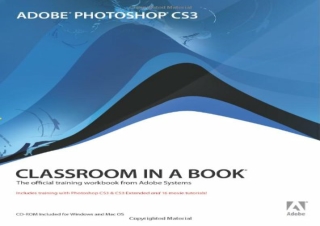 download Adobe Photoshop Cs3 Classroom in a Book kindle