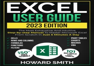 [READ PDF] Excel User Guide: The Most Exhaustive And Intuitive Step-by-step Manu