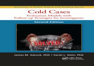 (PDF BOOK) Cold Cases (Advances in Police Theory and Practice) ipad