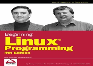 [READ PDF] Beginning Linux Programming, 4th Edition full