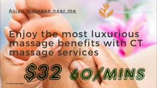 Enjoy the most luxurious massage benefits with CT massage services