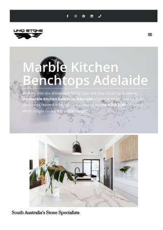 Marble kitchen benchtops Adelaide