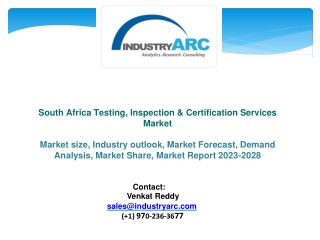 South Africa Testing, Inspection & Certification Services Market