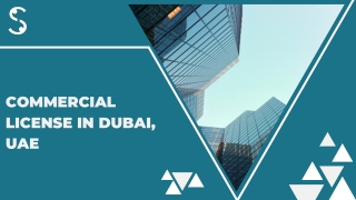 Commercial License in Dubai, UAE