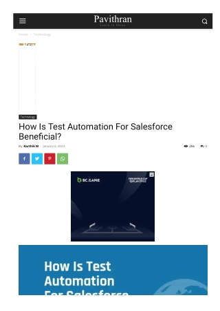 How Is Test Automation For Salesforce Beneficial