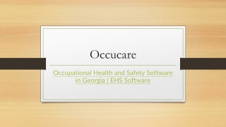 Occupational Health and Safety Software in Georgia