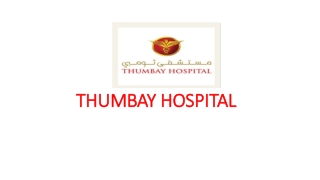 Obstetrics & Gynecology – Thumbay Hospital, Fujairah