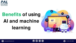 Benefits of using AI and machine learning