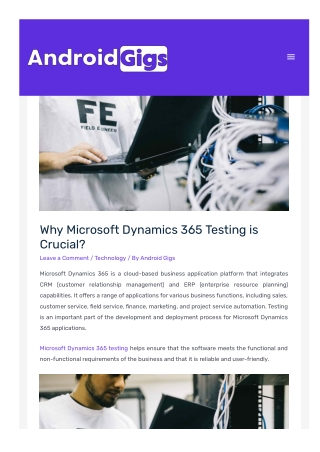 Why Microsoft Dynamics 365 Testing is Crucial