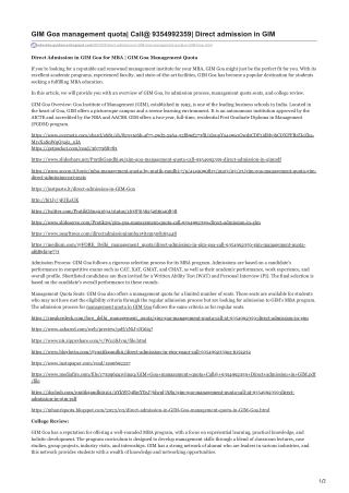 mba-bba-guidance.blogspot.com-GIM Goa management quota Call 9354992359 Direct admission in GIM