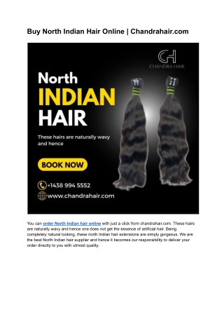 Buy Indian Raw Hair Online