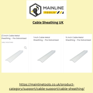 Cable Sheathing Online in UK