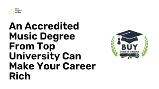 An Accredited Music Degree From Top University Can Make Your Career Rich