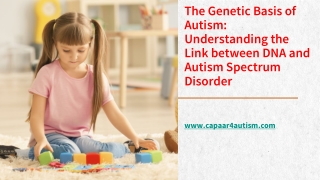 Link between DNA and Autism | Best Autism Centre in Bangalore | CAPAAR