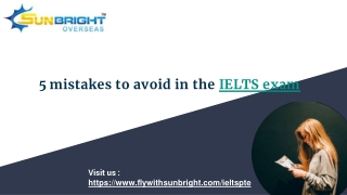 5 mistakes to avoid in the IELTS exam