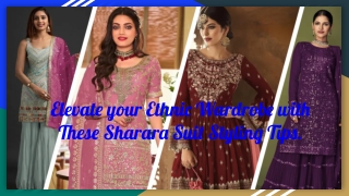 Elevate your Ethnic Wardrobe with These Sharara Suit Styling Tips