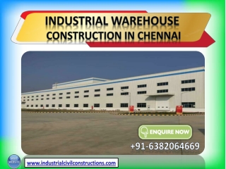 Industrial Warehouse Construction in Chennai