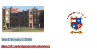 Top 5 Schools In Delhi