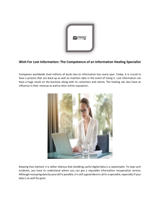 Hire A Recovery Expert - Finance Recovery