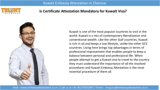 Guide to Kuwait embassy attestation in Chennai