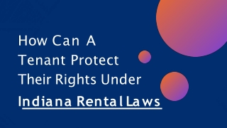 Know Tenant Rights under Indiana Landlord Tenant Law