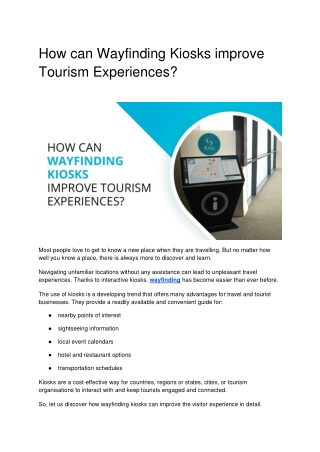 How can Wayfinding Kiosks improve Tourism Experiences.docx